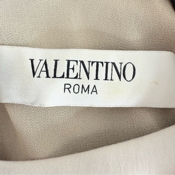 Vintage Valentino Roma Colorblock Sleeveless Dress Minimalist size  IT40/ US 4 - Picture 4 of 6